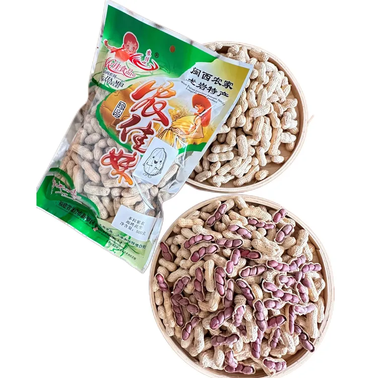 龙岩多粒紫衣湿烤花生 休闲零食 坚果炒货 颗粒饱满 家乡美食