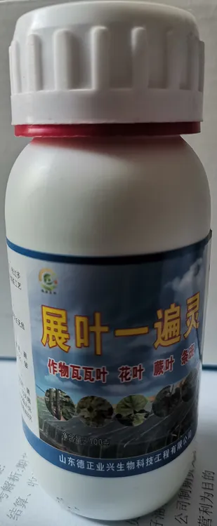 展叶一遍灵（作物病毒感染引起的瓦瓦叶花叶蕨叶条斑有特效）