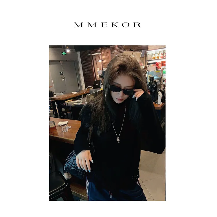 MMEKOR“罗娜甜梦”针织衫 2025新款秋款暗黑内啡肽针织衫 30568