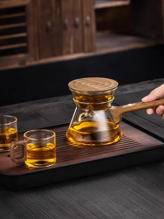 飘逸杯泡茶壶耐高温家用一键茶水分离杯男女通用2025新款磁吸茶杯