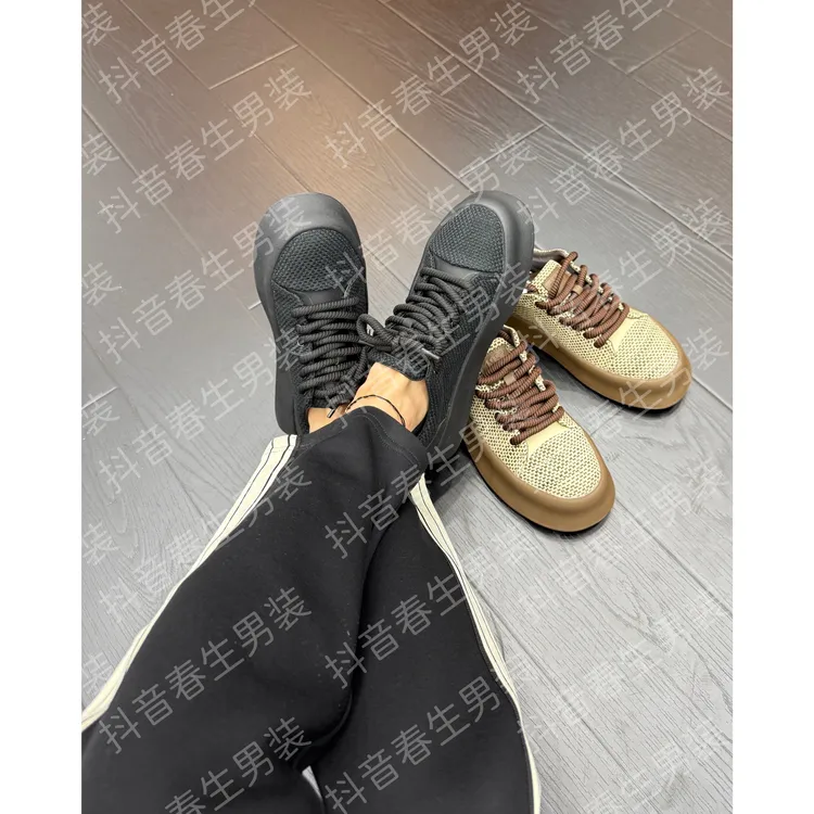 2025早秋新款时尚休闲百搭净版纯色休闲增高系带男士板鞋