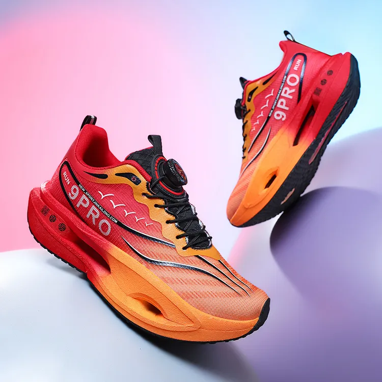 碳板跑鞋秋季透气网面马拉松超轻减震初中13-运动鞋女学生12-18岁