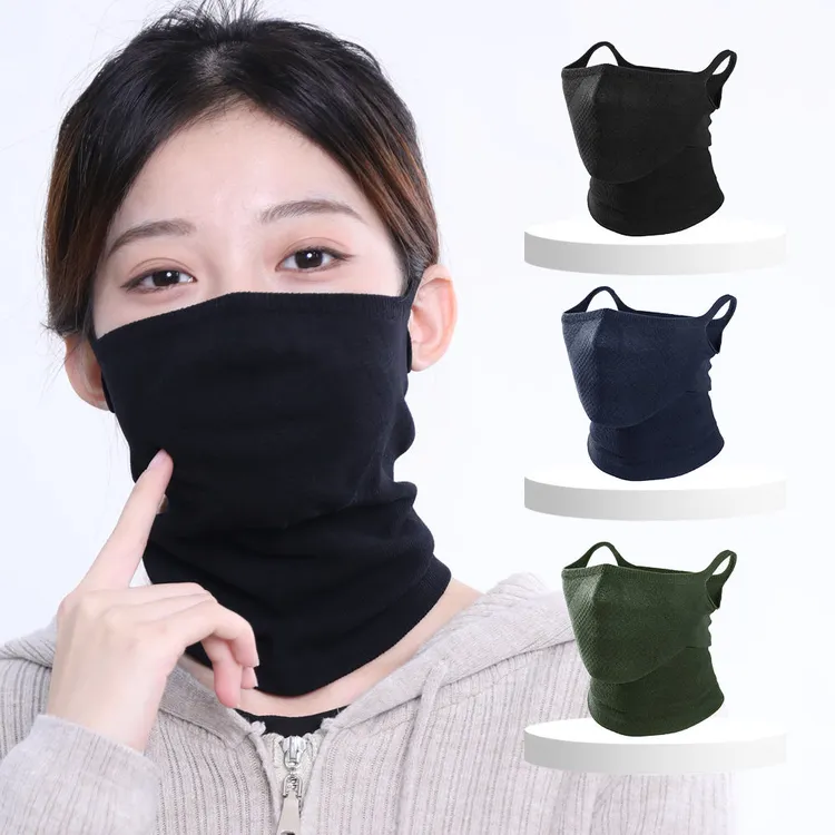 秋冬季防风防寒面罩保暖御寒户外运动骑行男女款挂耳围脖跑步套头