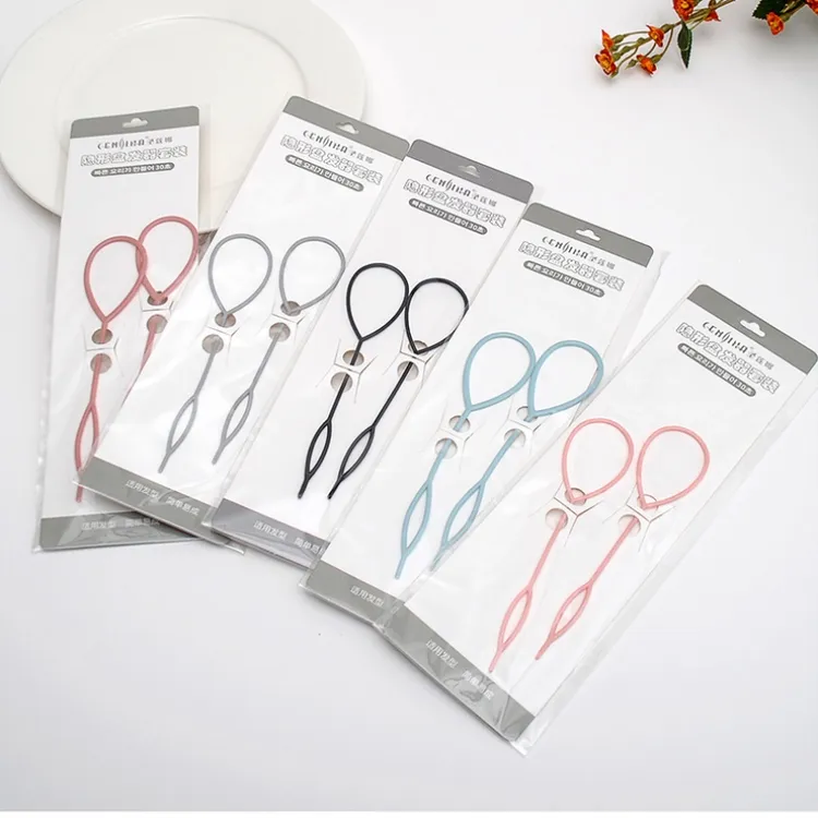 新店福利儿童盘发拉发针小号软穿发器小孩掏发器编发神器小女孩懒