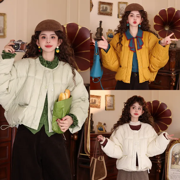 陈大器【竹露清响】港风复古保暖冬休闲羽绒百搭外套JM2477694