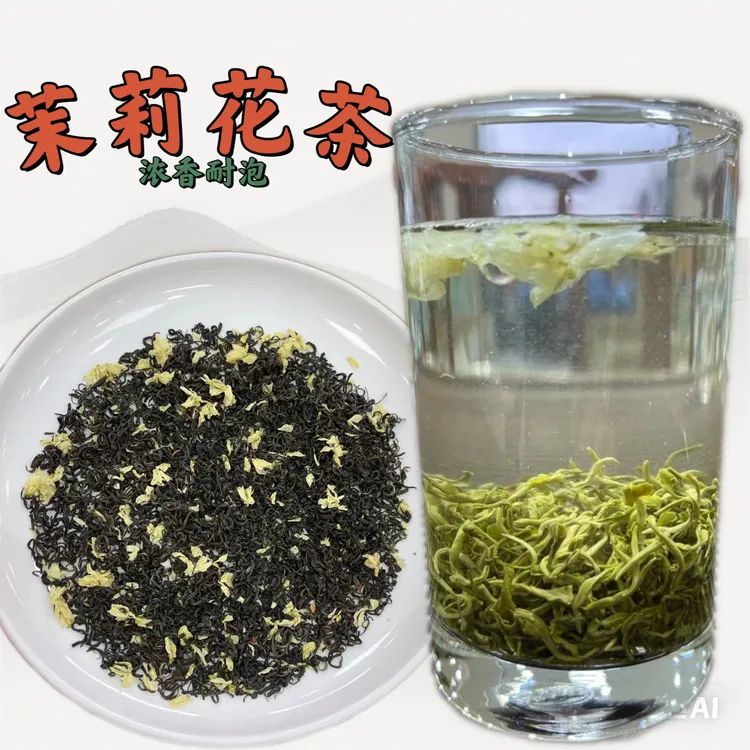 特级新茶浓香茉莉花茶耐泡实惠茉莉飘雪卷飘