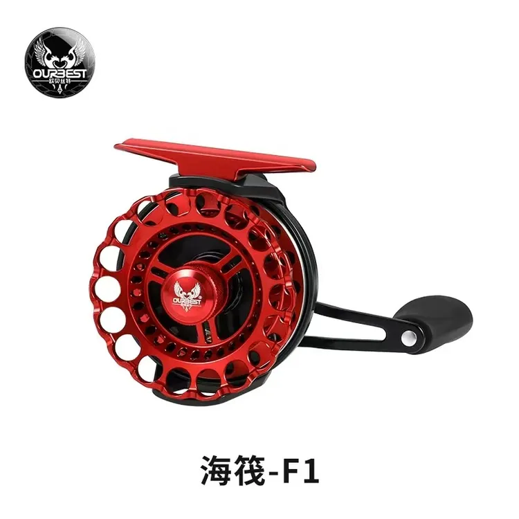 欧贝丝特海筏F-1筏钓轮鱼线轮泄力缓降筏轮碳纤维海钓轮F1耐腐蚀