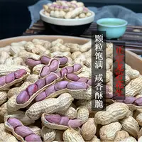 【新货】正宗龙岩花生带壳湿烤紫衣花生经典红衣水煮咸香酥脆