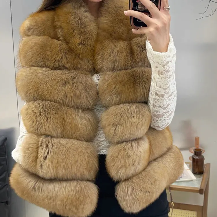 【胖胖卿】定制款狐狸毛马甲