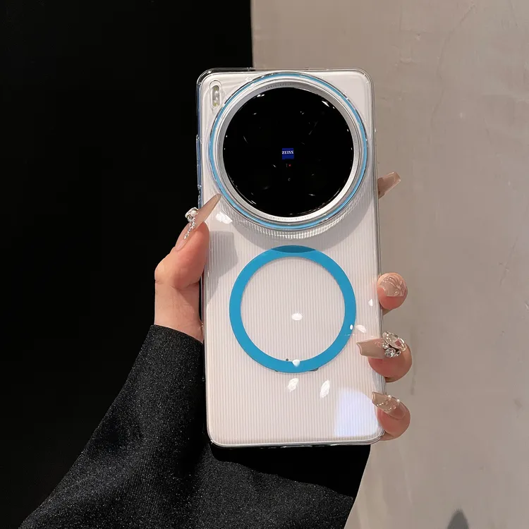 适用vivoX200ultra手机壳新款X200promini透明散热简约夜光磁吸S 