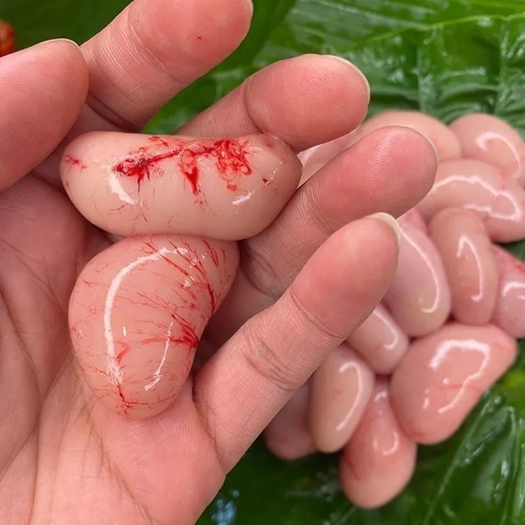 2025新鲜冷冻特大种鸡腰子散养公鸡肾营养丰富适合爆炒——顺丰包邮