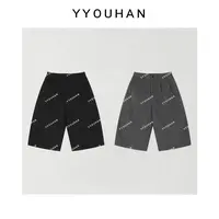 YYOUHAN 2025秋款【视觉】小众极简日系毛呢中裤休闲裤 2509C5903