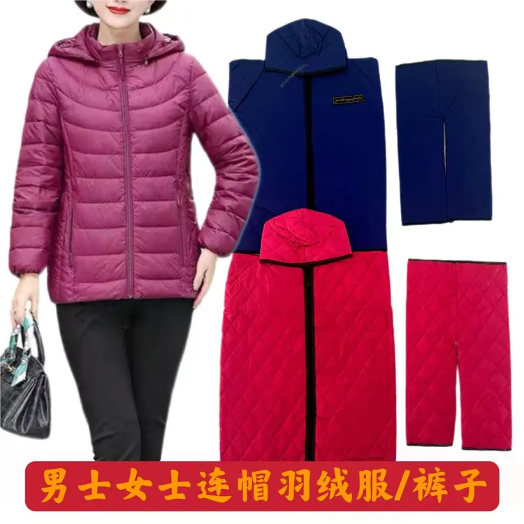 仿真拉链带帽子常规款防寒夹棉保暖外套