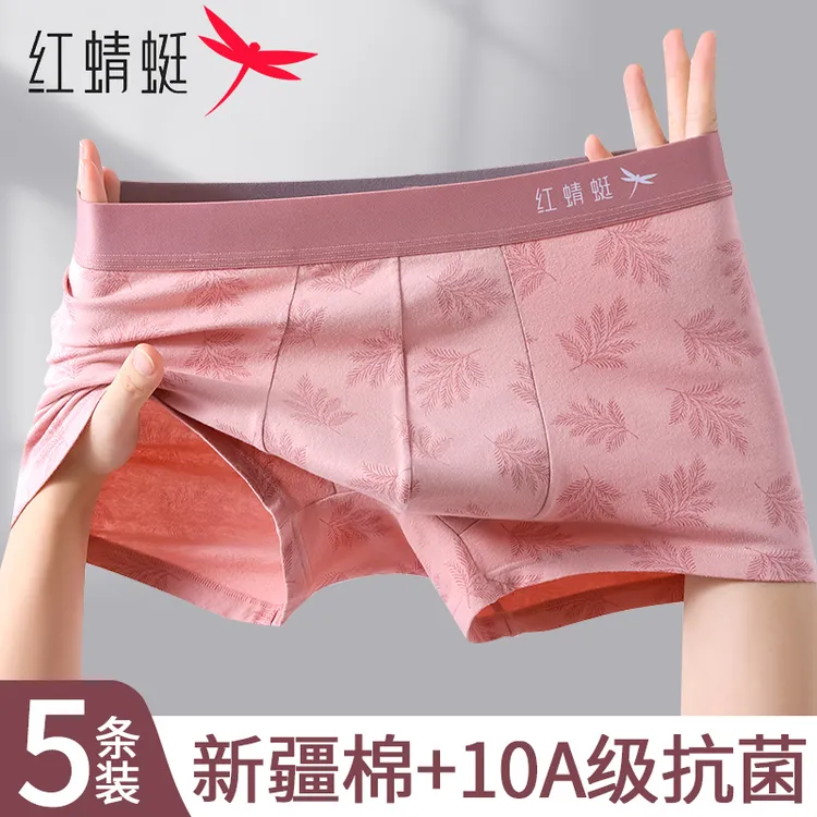 红蜻蜓男士A类婴儿棉男10A男士内裤抗菌男款内裤纯棉100%内裤男款