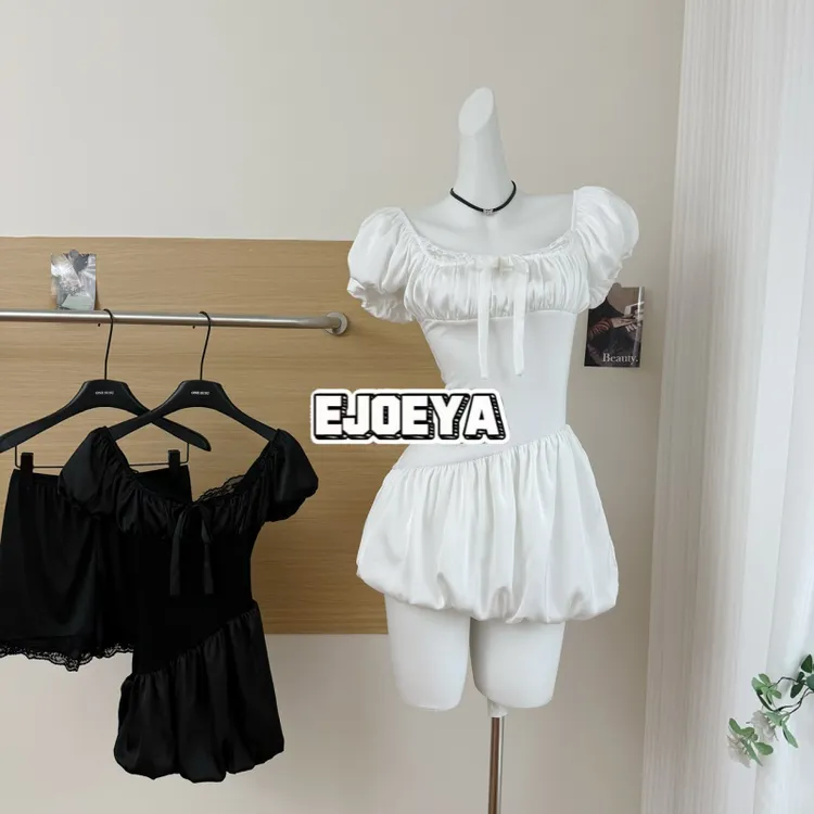 EJOEYA海岛假日奥斯汀少女裙子新款今年流行爆款连衣裙女装短款