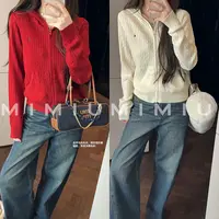 【mimius】U 经典老钱绞花编织连帽开衫外套 WG09074