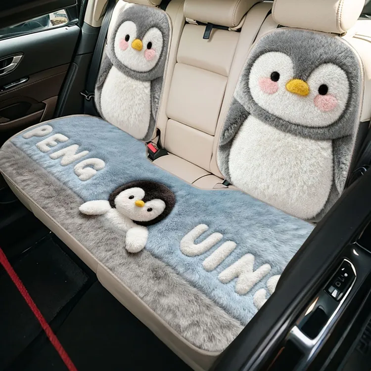 汽车坐垫冬季毛绒汽车后座坐垫车坐垫单片汽车座椅坐垫主驾驶坐垫