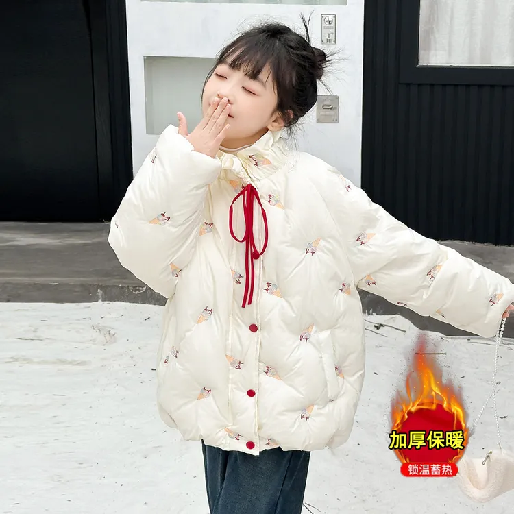 【冰淇淋系类】女童棉服冬款棉衣2025新款宝宝洋气加保暖中大童外套