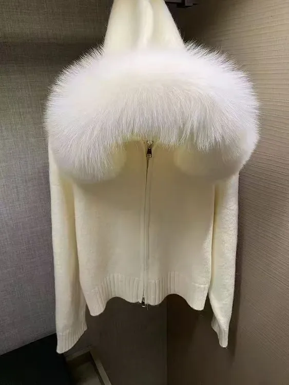 连帽不褪色长袖针织包袖毛针织衫时尚秋冬女装带帽