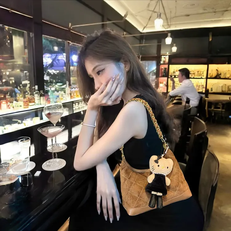 BIOSSANCE小香链条腋下托特包包女式2025新款高端大气轻奢小众高