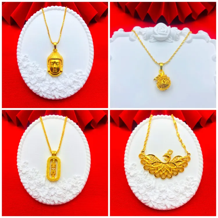 铜合金项链 【精美时尚项链】百搭项坠不掉色灵动精美时尚轻奢