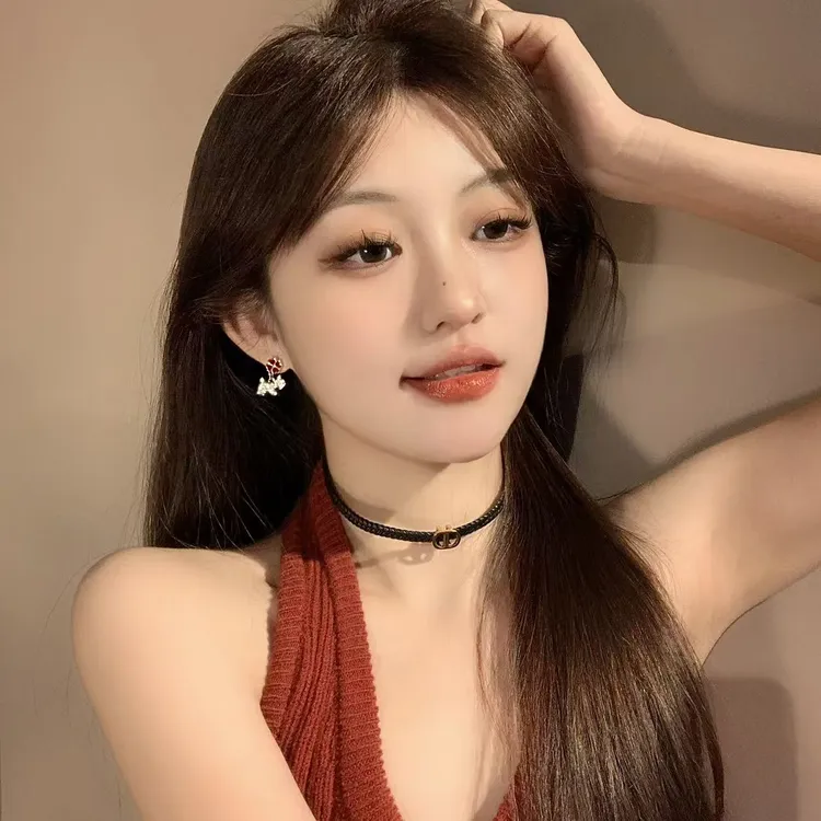 FULL GIRLISH耳环02641金色小马轻奢耳钉耳饰