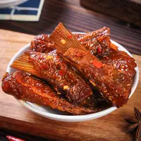 爆辣鱼尾巴大袋 香辣味鱼尾休闲零食小吃即食解馋鱼肉100g/袋美味