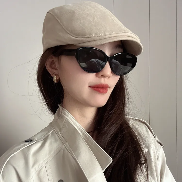 25年春夏新品棉质前进帽鸭舌帽老钱风复古休闲中性款男女款帽子