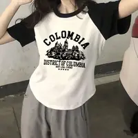 清仓俢身-插肩袖夏季新款洋气设计感小众棉修身半袖24250