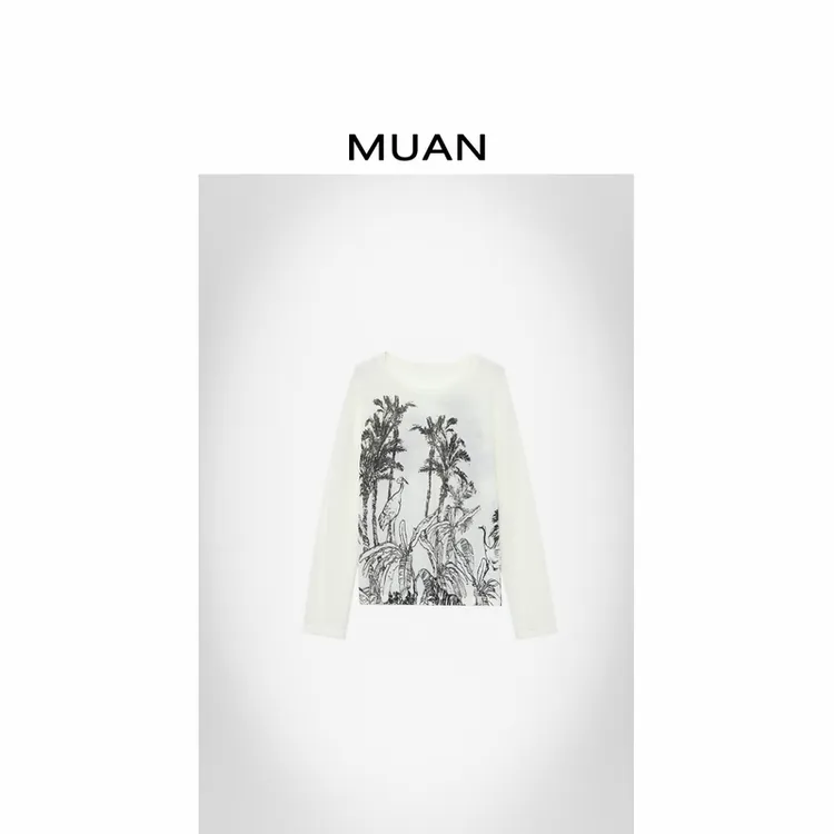 木岸MUAN：《素描人生针织衫》定制166克100水溶羊毛上衣CQ-DG3-149