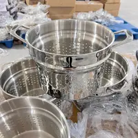 4-429 库存双耳意粉蓝蒸格24CM杂款按顺序发