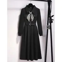【送腰带】【送领带】连衣裙女2025新款春秋轻奢高级感a字裙TX0032