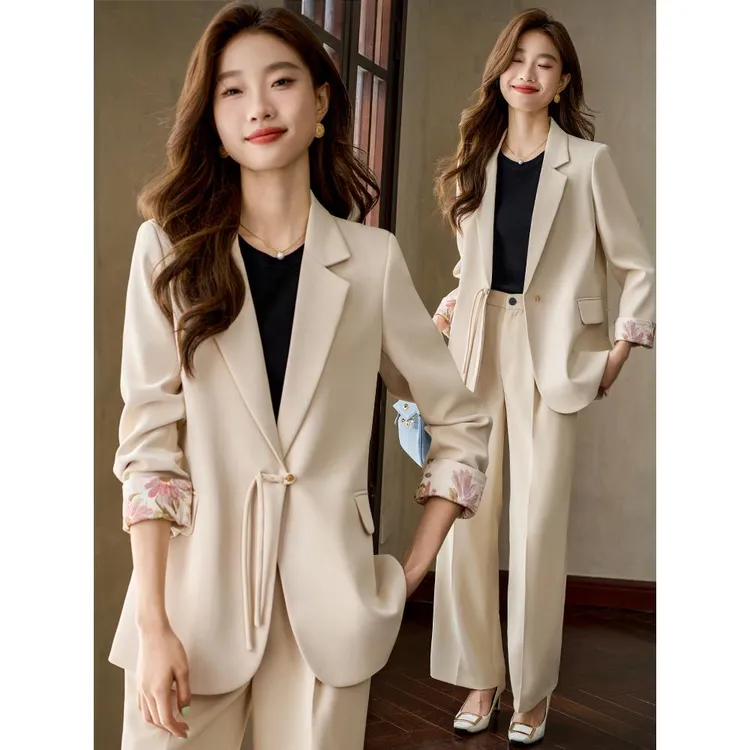 新中式西装外套女春秋2026新款职业装气质女神范高端休闲西服洋气
