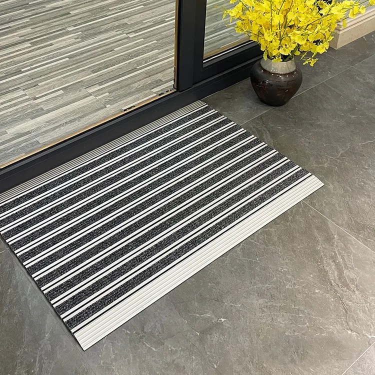 铝合金地垫豪宅别墅脚垫大入户门室外户外门口防尘吸水可卷式直铺