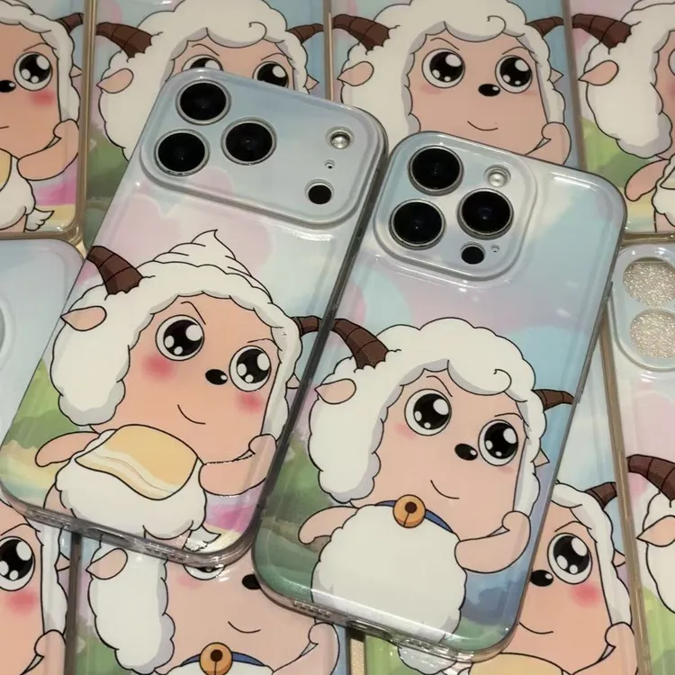 奇思妙想懒羊羊喜羊羊适用苹果17/16pro手机壳华为P70vivoppo小米
