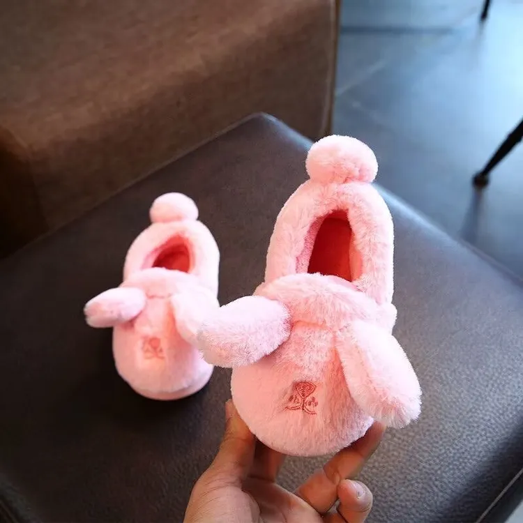 2岁宝宝棉拖鞋包跟防滑软底保暖加绒室内婴幼儿童1-3岁棉鞋亲子款