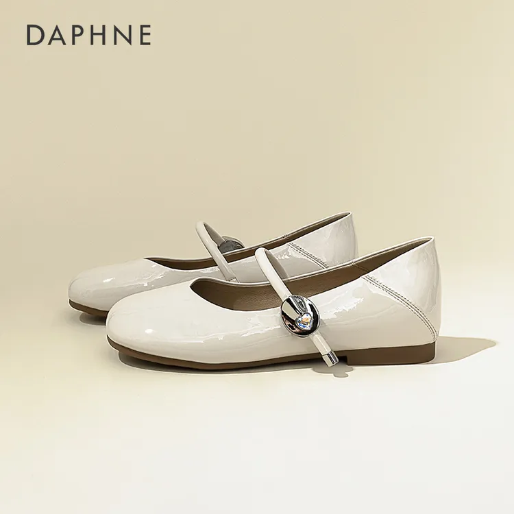 Daphne/达芙妮平底玛丽珍鞋女鞋2025新款百搭时尚舒适气质女鞋子