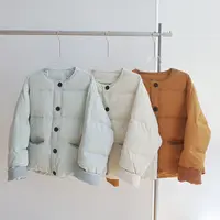 【朵儿studio】新国标白鸭绒！宽松休闲版型保暖羽绒服 D973