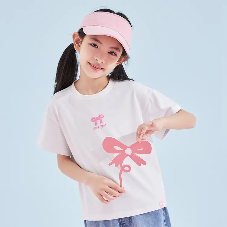 【冰藻泥】笛莎女童短袖T恤夏季中大童儿童半袖凉感上衣-732420417