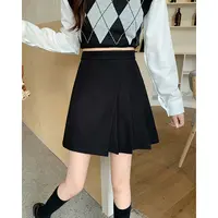 大码女2025秋季新款不规则半身裙胖mm设计感小众显瘦a字短裙63648