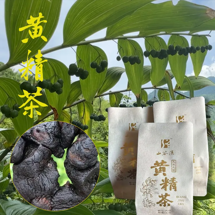 正宗原始森林九蒸九晒九露土特产黄 精