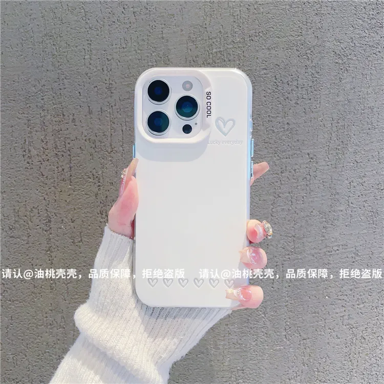 磨砂彩银适用苹果17/iPhone/华为荣耀/OPPO/VIVO/小米手机壳保护