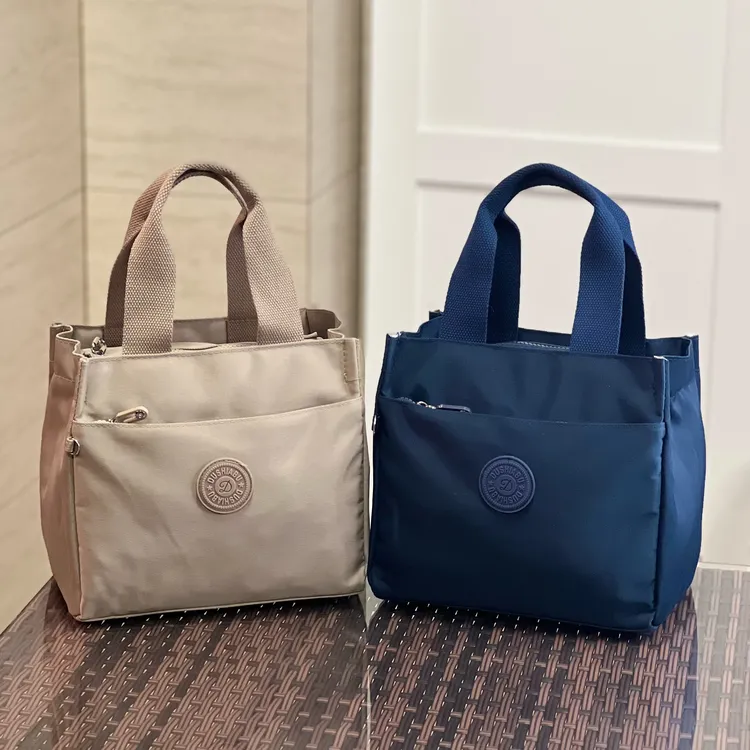 新款高颜值男女带饭手提袋保温包饭盒袋大容量防水铝箔便当包137