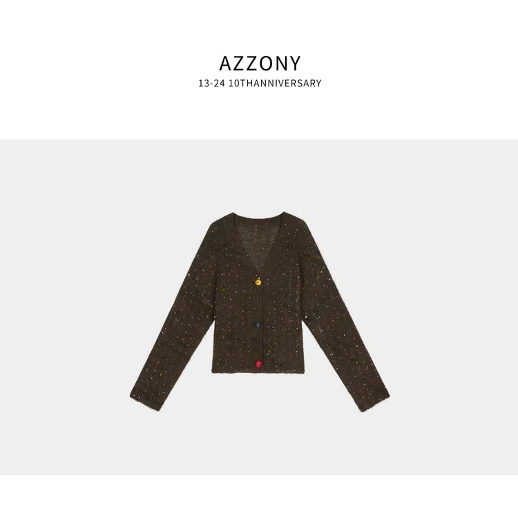 1 YYL 南瓜毛衣开衫 2025秋款上新autumn M85697KSD