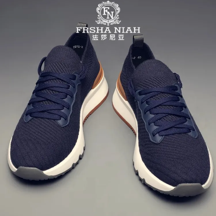法莎尼亚夏季男鞋网鞋春季潮流百搭轻奢新款男士鞋子网鞋运动鞋