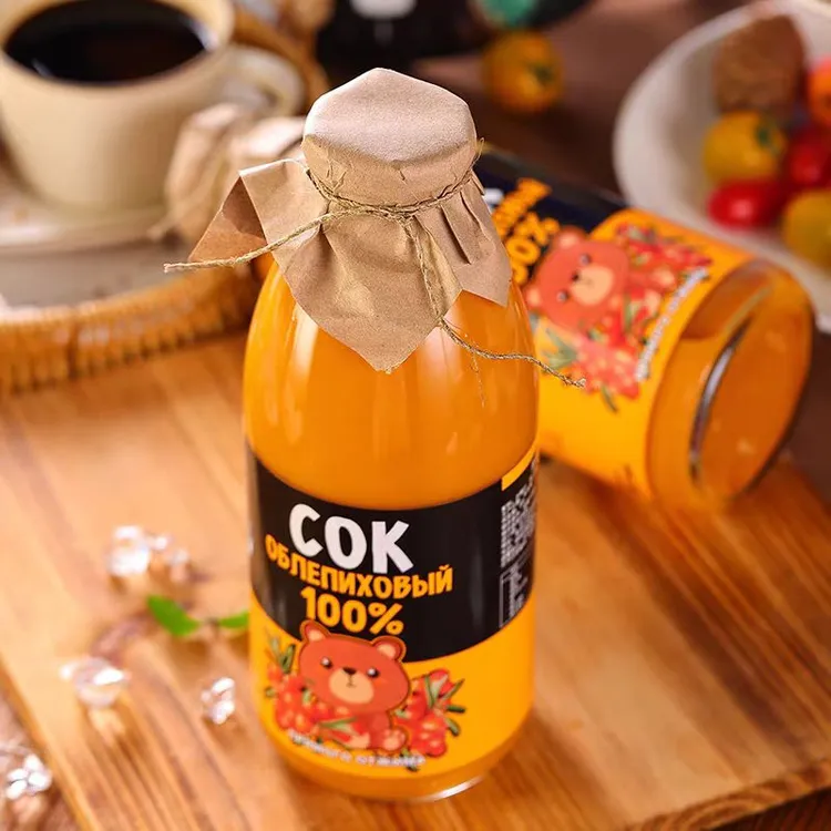 俄罗斯原瓶进口沙棘汁 净含量：750毫升