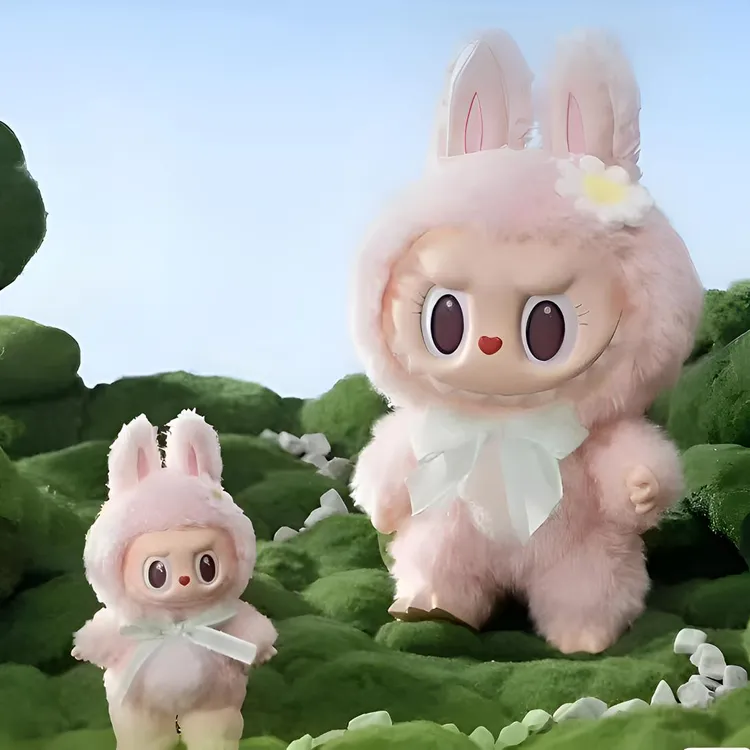 【高品质+礼盒】潮玩LABU三代马卡龙搪胶毛绒公仔拉布bubu高能娃娃