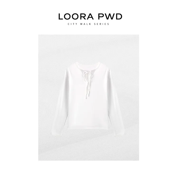 LOORAPWD/罗拉密码【鲲之梦境】【重现经典】长袖纯棉T恤25CJAA0053N
