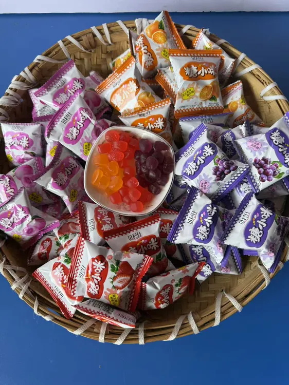 糖小咪水果软糖橡皮糖休闲零食多口味混合糖果喜糖