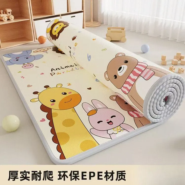 宝宝爬行垫双面加厚家用泡沫地垫爬爬垫防扣防滑防摔环保无甲醛